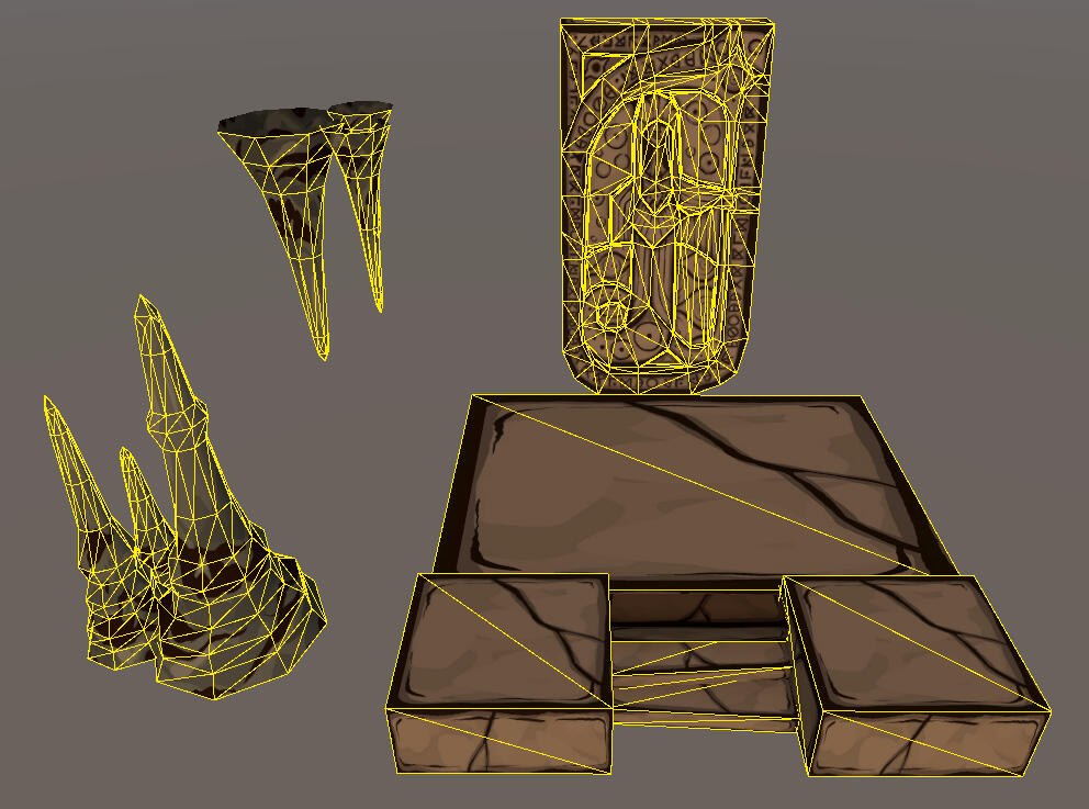 Caves Models Wireframe