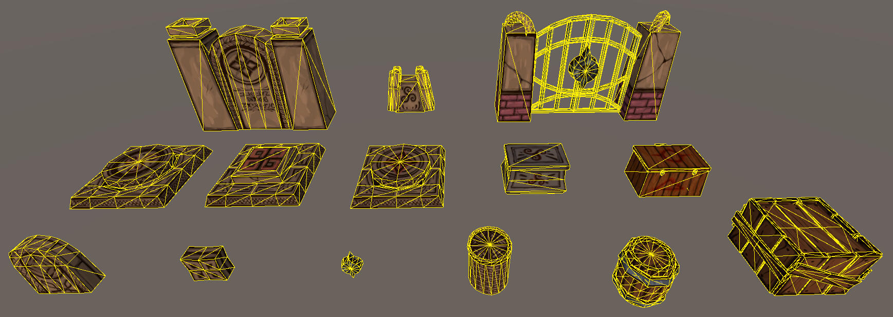 Exterior Interactuables Wireframe