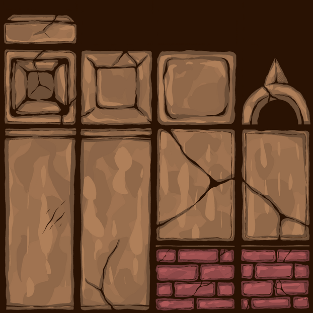 Exterior doors frame Texture