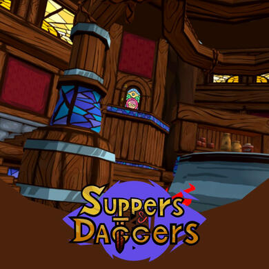 Suppers&amp;Daggers Interior3D Art